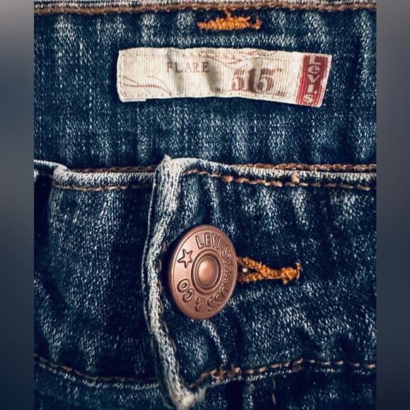 LEVI’S 515 Bootcut Dark Wash Flap Back Pocket Jeans Women Size 12P 32”x28” NWOT - Picture 2 of 8